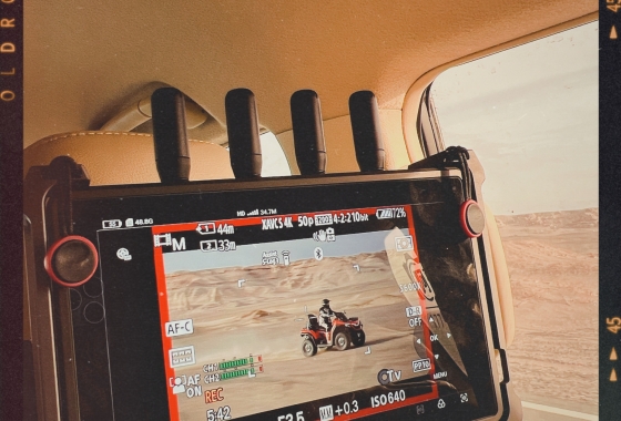 新疆哈密大海道越野摩托廣告拍攝花絮